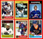WAYNE GRETZKY 22 Diff Hand Made Hockey Art Photo Cards Oilers Kings Blues U-PICK