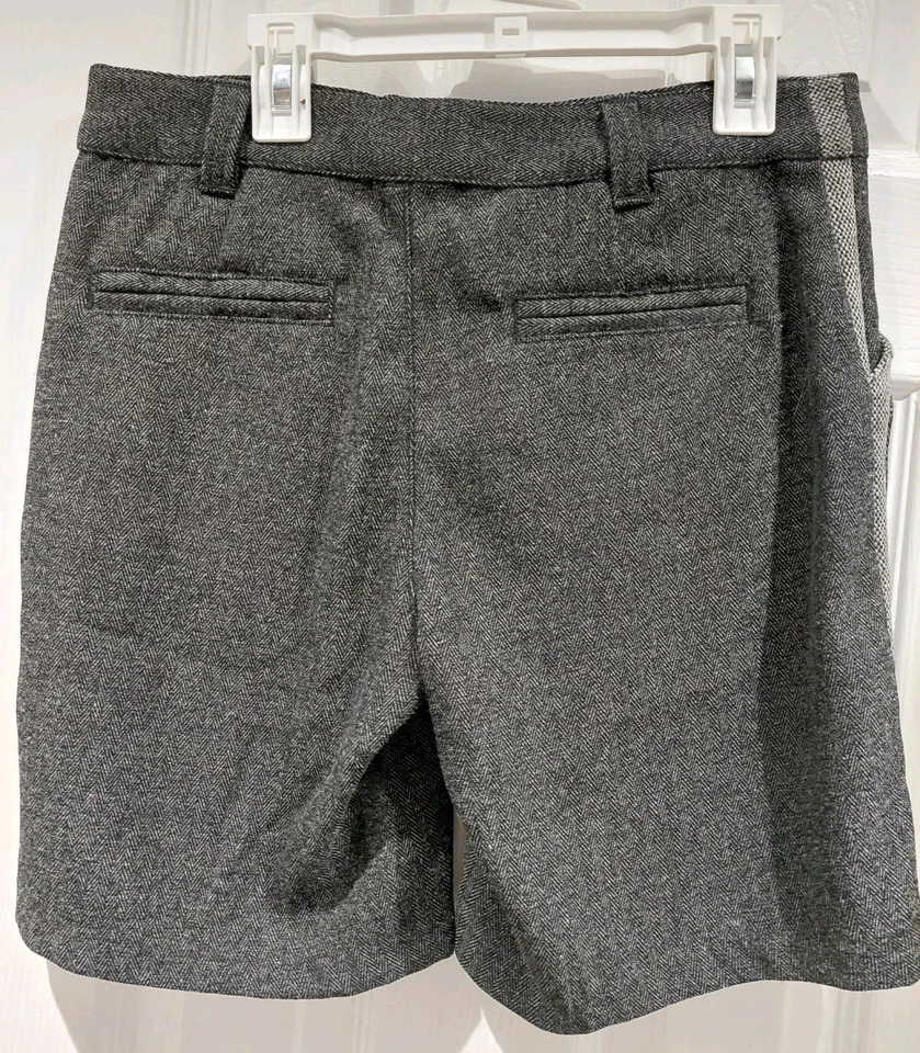 Ladies XS Womens BDG Grey Herringbone Shorts Side Stripe Urban Outfitters Summer - Image 4 of 4