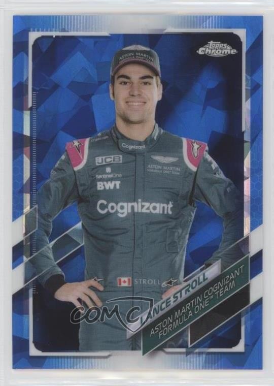 2021 Topps Chrome Sapphire Edition Formula 1 F1 Racers Lance Stroll #8 d7k