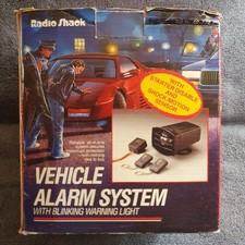 NOS Condition Vintage 80s Radio Shack Remote Control Vehicle Alarm System 49-772