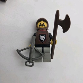 LEGO Castle WolfPack Bandits Bandit Minifigures Mini Figures Lot W/ Flag Weapons