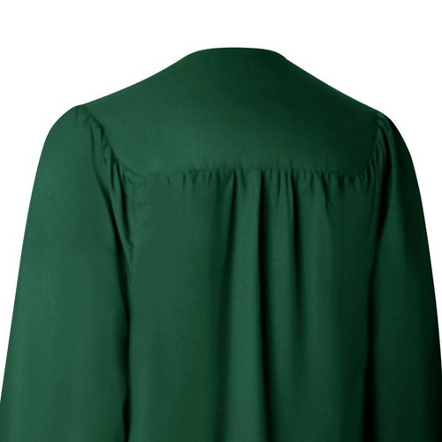 Endea Graduation Matte Hunter Green Graduation Gown & Cap - Picture 5 of 21