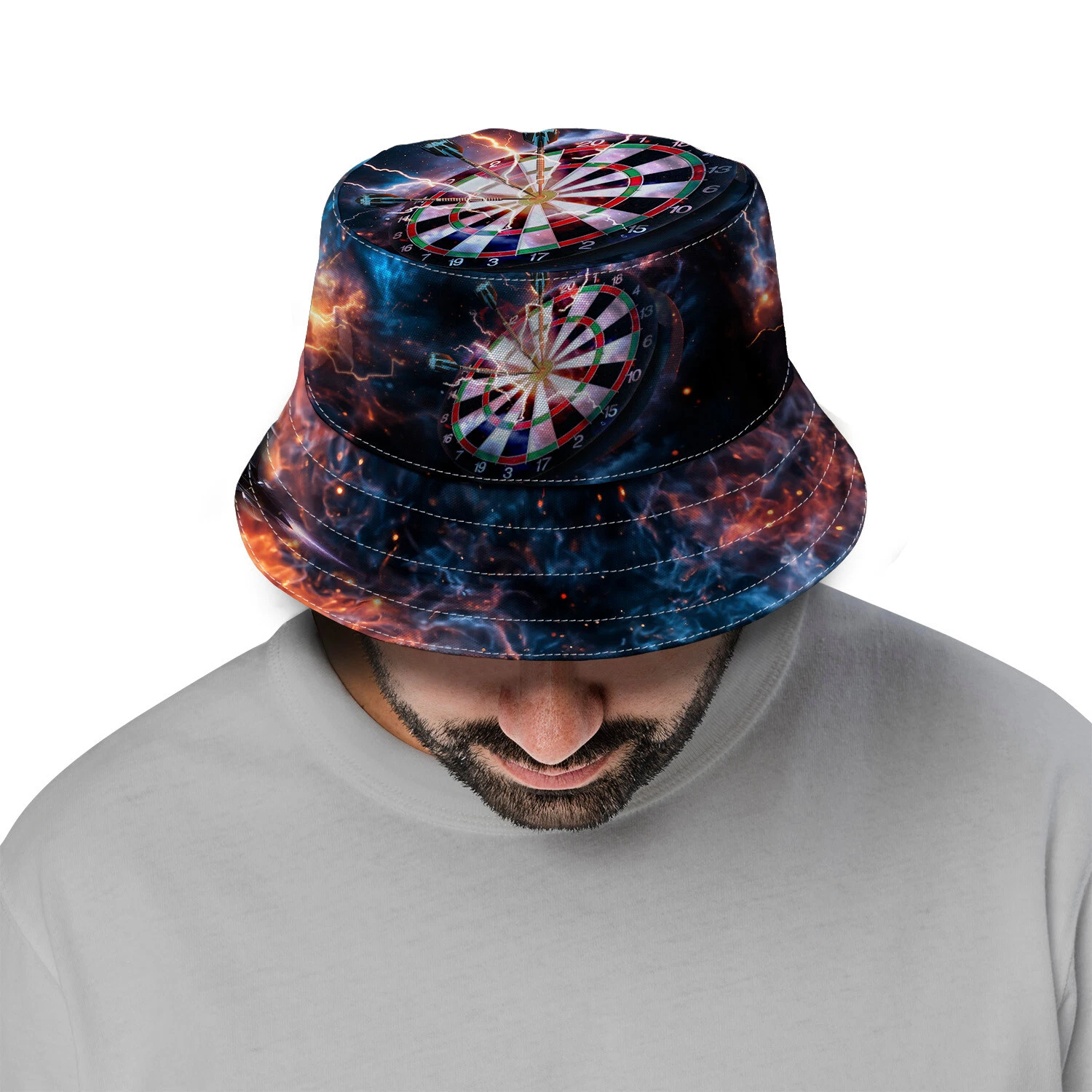 Darts Space Design Bucket Hat - Unisex - Available in 5 sizes
Opens in a new window or tab