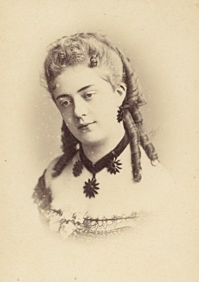 Miss Hamilton französische Schauspielerin Second Empire altes Foto CDV Reutlinger 1868