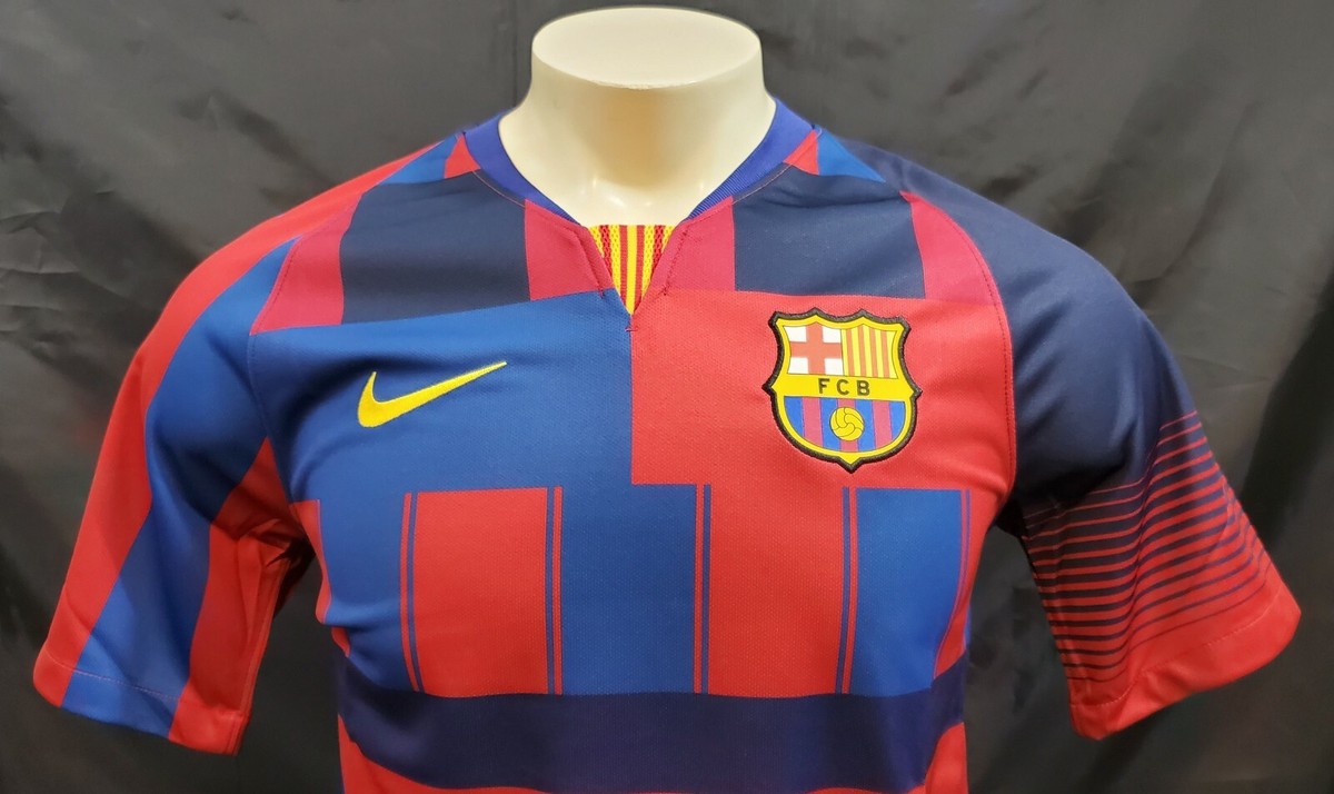 Nike FC Barcelona Home 20th Anniversary Breathe Stadium Jersey