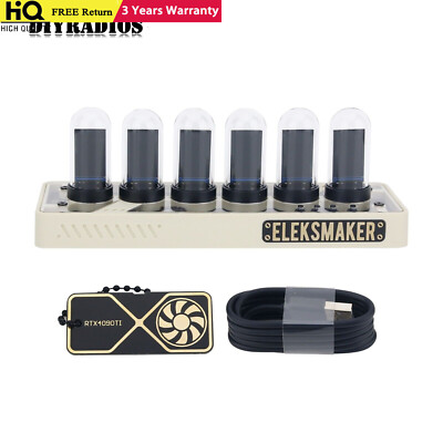 EleksMaker IPS PR1 RGB Nixie Tube Clock with WiFi Bluetooth Function Decoration