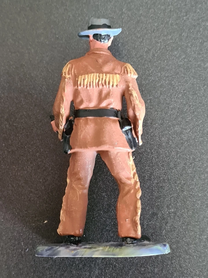 6970 Elastolin WildWest Trapper mit 2 Colts 7cm-Serie aus den 1960er Jahren - Bild 3 von 4