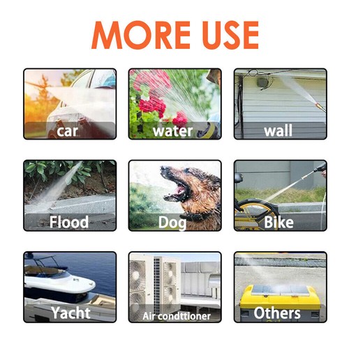 48V Cordless Electric High Pressure Washer Water Spray Gun Car Cleaner 2*Battery - Picture 12 of 12