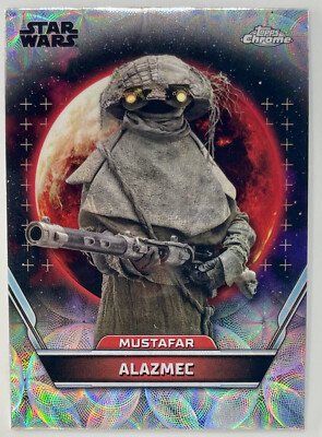 2024 Topps Chrome Star Wars Hyperspace ALAZMEC Nebulae Refractor