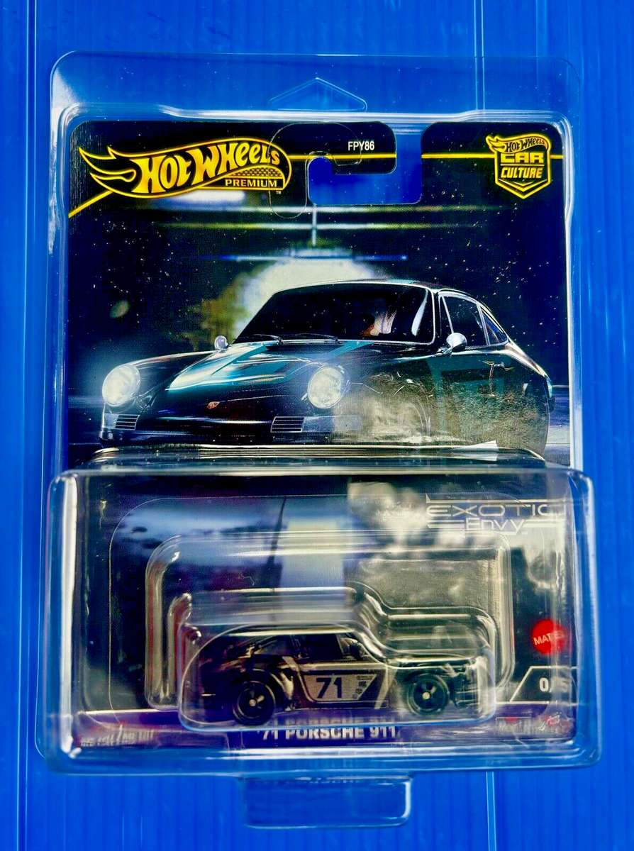 Hot Wheels Premium Car Culture Exotic Envy '71 Porsche 911 Black