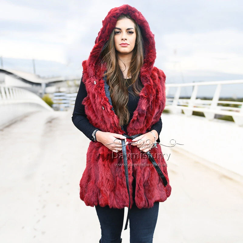 Real fur hotsell gilet ebay