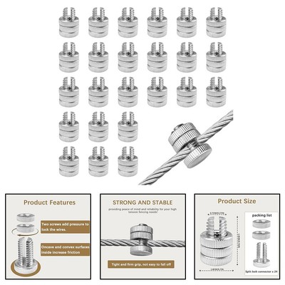 Effiziente Drahtverbindungen mit 24 Stück Mehrzweck Split Bolt Connectors