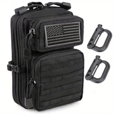 Tactical MOLLE Belt Pouch for EDC Tools Phone and Coins Casual Use