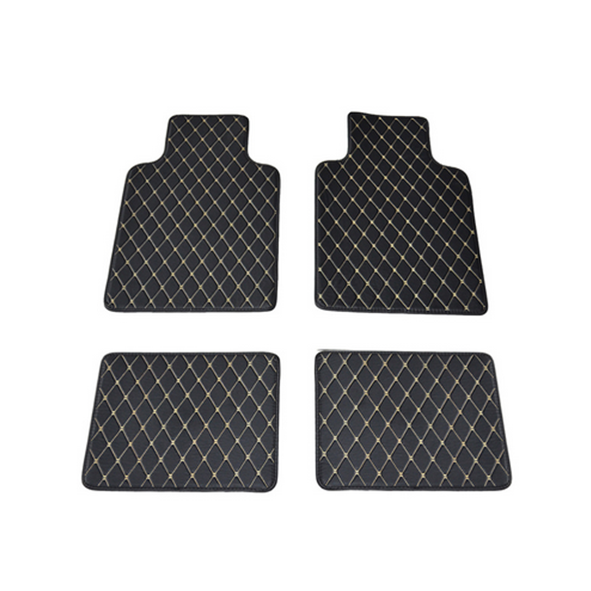 Universal Car Floor Mat PU Leather Front&Rear Set of 4 For Interior Accessories eBay