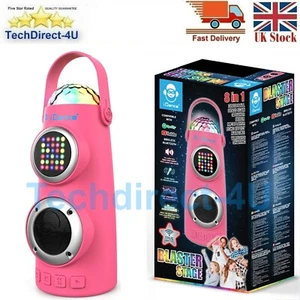 IDance Haut-parleur Karaoke, Bluetooth, rechargeable, Disco Ball, Mixeur, 8 en 1