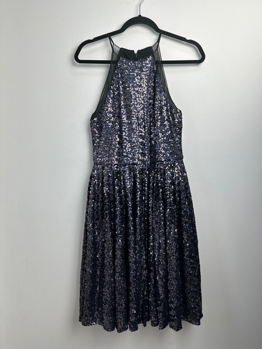 badgley mischka short sequin dress Gorgeous Badgley Mischka Short Sequin Dress - Sparkling Elegance in Size S