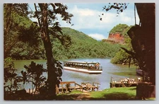 Smith's Motor Boat Landing at Fern Grotto on Wailua River in Kauai HI Postcard