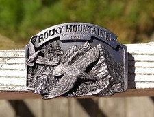 Rocky Mountains Commemorative 1993 Siskiyou Belt Buckle  206 of 2500 Oregon