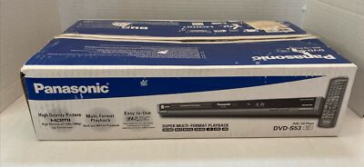 NOS Panasonic DVD-S53 DVD Player HDMI 1080p DVD/CD Player DIVX RAM
