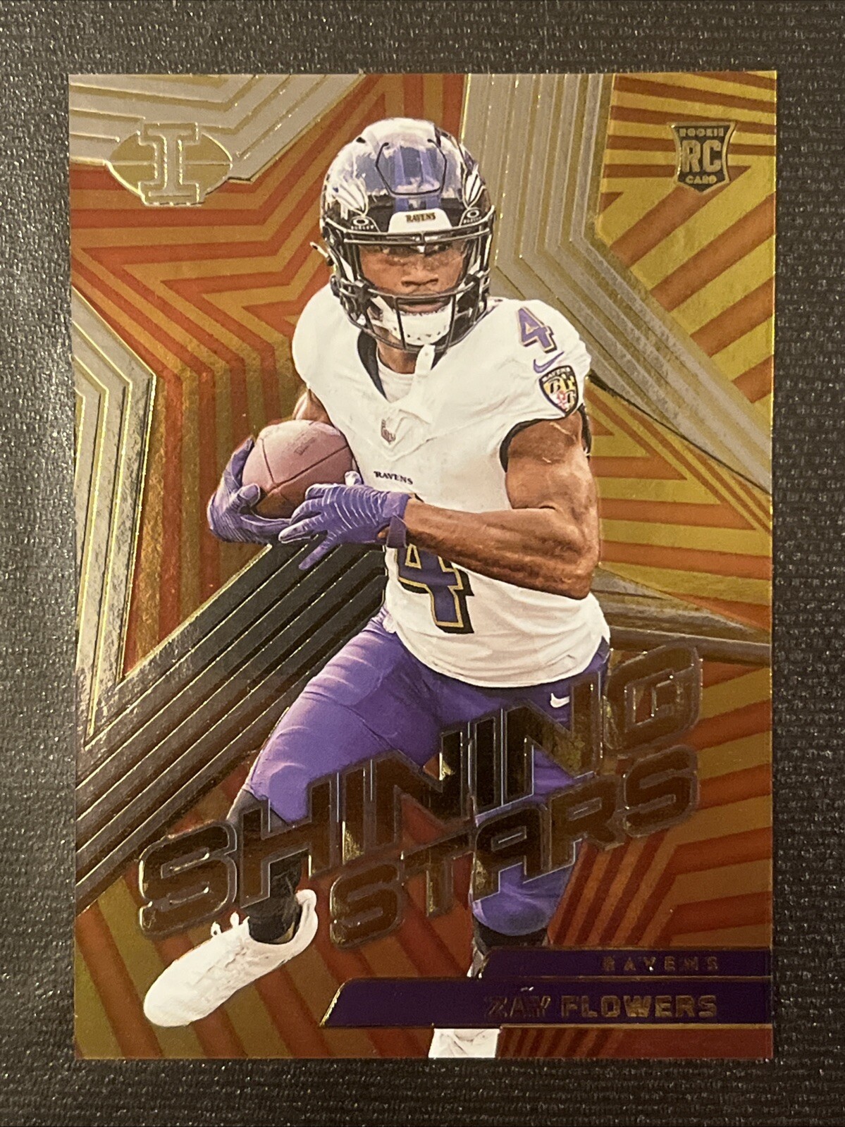 Zay Flowers 2023 Panini Illusions #25 Shining Stars Baltimore Ravens Rookie RC