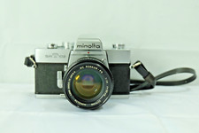 MINOLTA SRT102 Film Camera with 1.1:4 50mm Lens Battery Untested