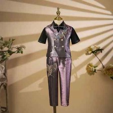 Children's Costume Host Piano Performance Blazers For Weddings Birthday Party