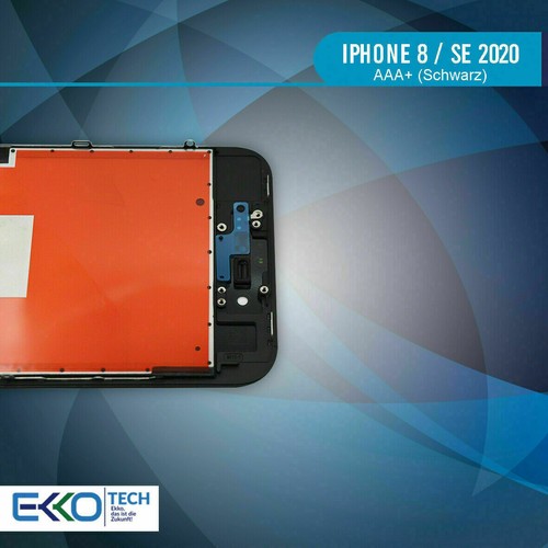✅ Display LCD für iPhone 8 / SE 2020 mit RETINA Glas Komplett Front Schwarz ✅  - Bild 3 von 8