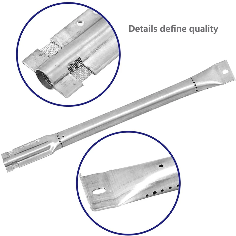 Quemadores de parrilla de acero inoxidable 15 7/8" paquete de 4 para Charbroil Foto 4 de 4