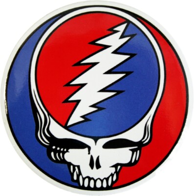 Magnet - Grateful Dead Steal Your Face Skull Lighting 1960s Rock