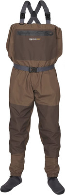 Fly Fishing Waterproof Deadfall Stocking Foot Breathable Chest Wader for Adults 