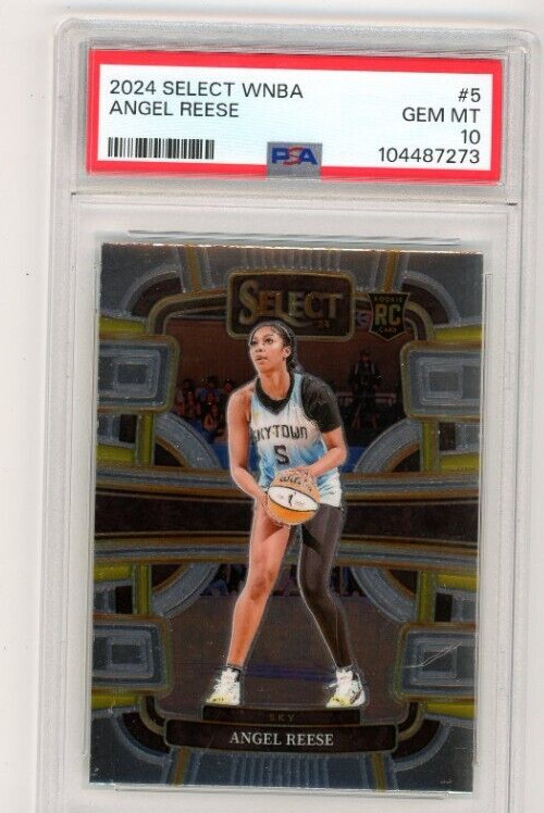 2024 PANINI SELECT WNBA #5 ANGEL REESE ROOKIE RC PSA 10!