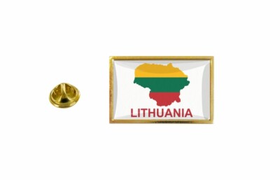 Anstecknadeln Pin Badge Pin's Flagge Land Karte LT Litauen