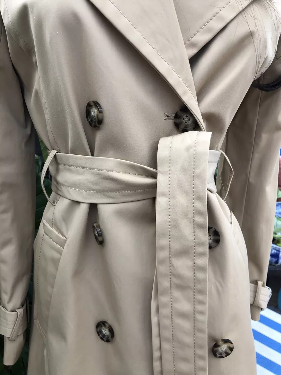 Michael kors khaki trench hotsell coat