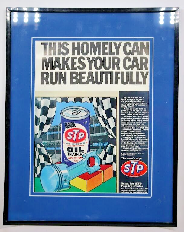 STP Vintage 1968 Original Print Ad  8.5 x 11