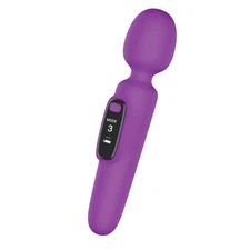 Authentic DIGITAL Wand Portable Rechargeable 21 Functions Silicone Massager 8"