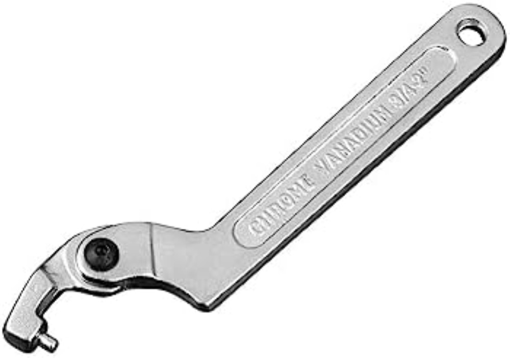 Chiave a Dente Snodata Regolabile per Ghiere - Acciaio Cr-V Rinforzato