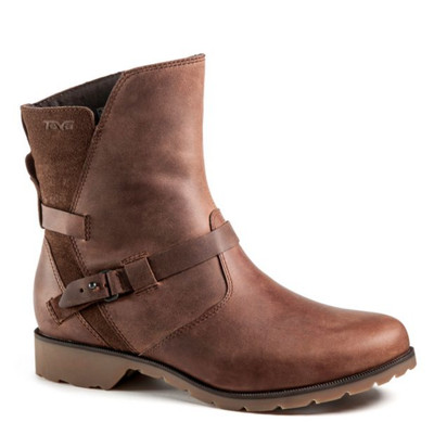 Teva De La Vina Brown Leather Low Top Boot Waterproof Womens 7.5 Buckle Strap | eBay