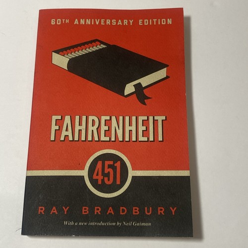 Fahrenheit 451 Paperback Ray Bradbury paperback middle high school teen - Picture 1 of 5