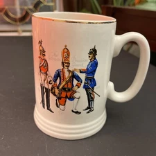 VTG Lord Nelson Pottery The German Guard Mug / Stein Hand-Crafted in England 