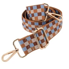 Strap Purse Replacement Crossbody Wide Handbag&Purse Checker-gold Hardware