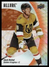 Jack Eichel Orange Slice 2023-24 Upper Deck Allure #33 Hockey Card Vegas Golden