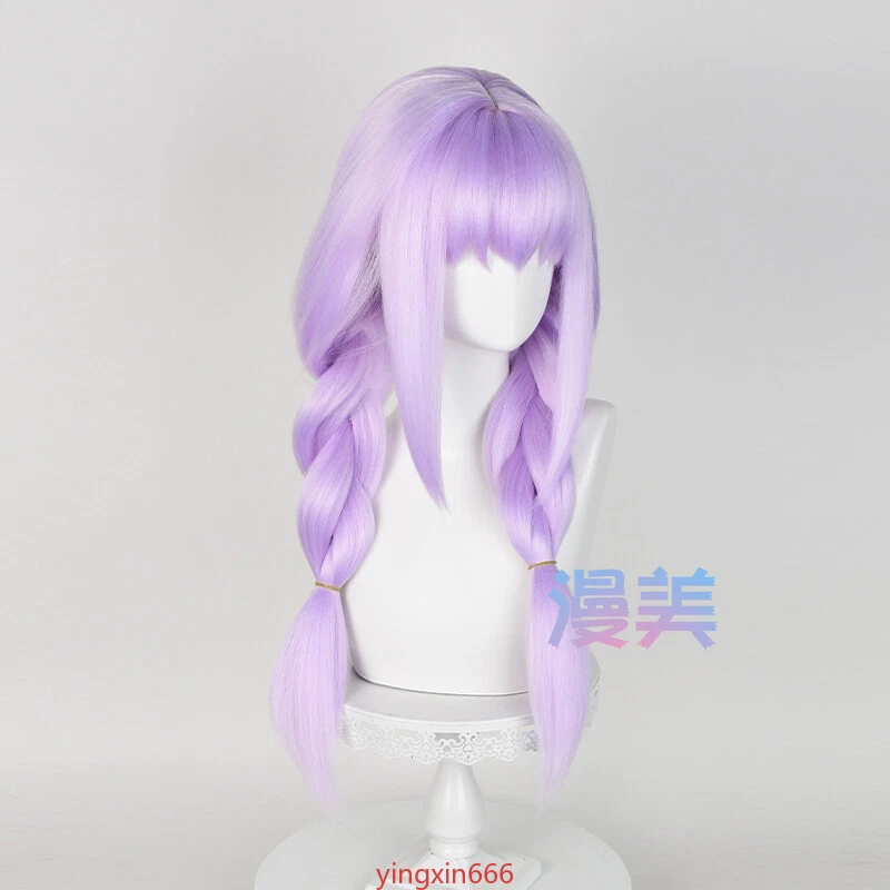 Peruca de cabelo longo Blue Archive anime cosplay Hakari Atsuko peça de cabelo Harajuku - Imagem 2 de 4