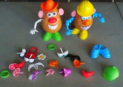 Playskool Potato Head lot assorted parts pieces 39 pieces
