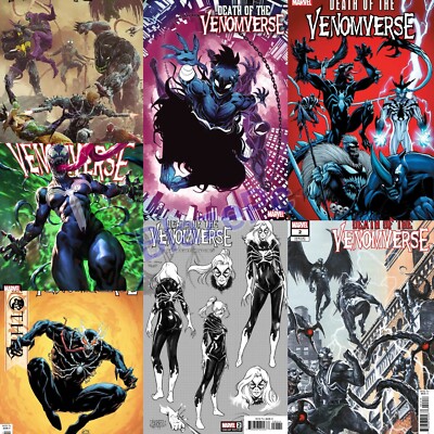 Death of the Venomverse #2 A B C D E F Variant Set or 1:10 Options 2023 NM
