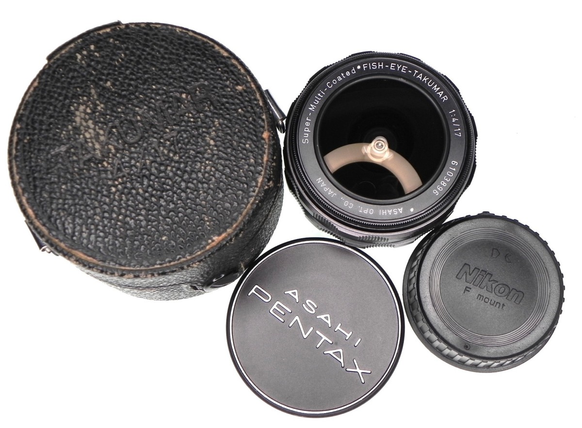 Pentax 17mm f4 SMC Fish-Eye-Takumar Nikon Non-Ai mount