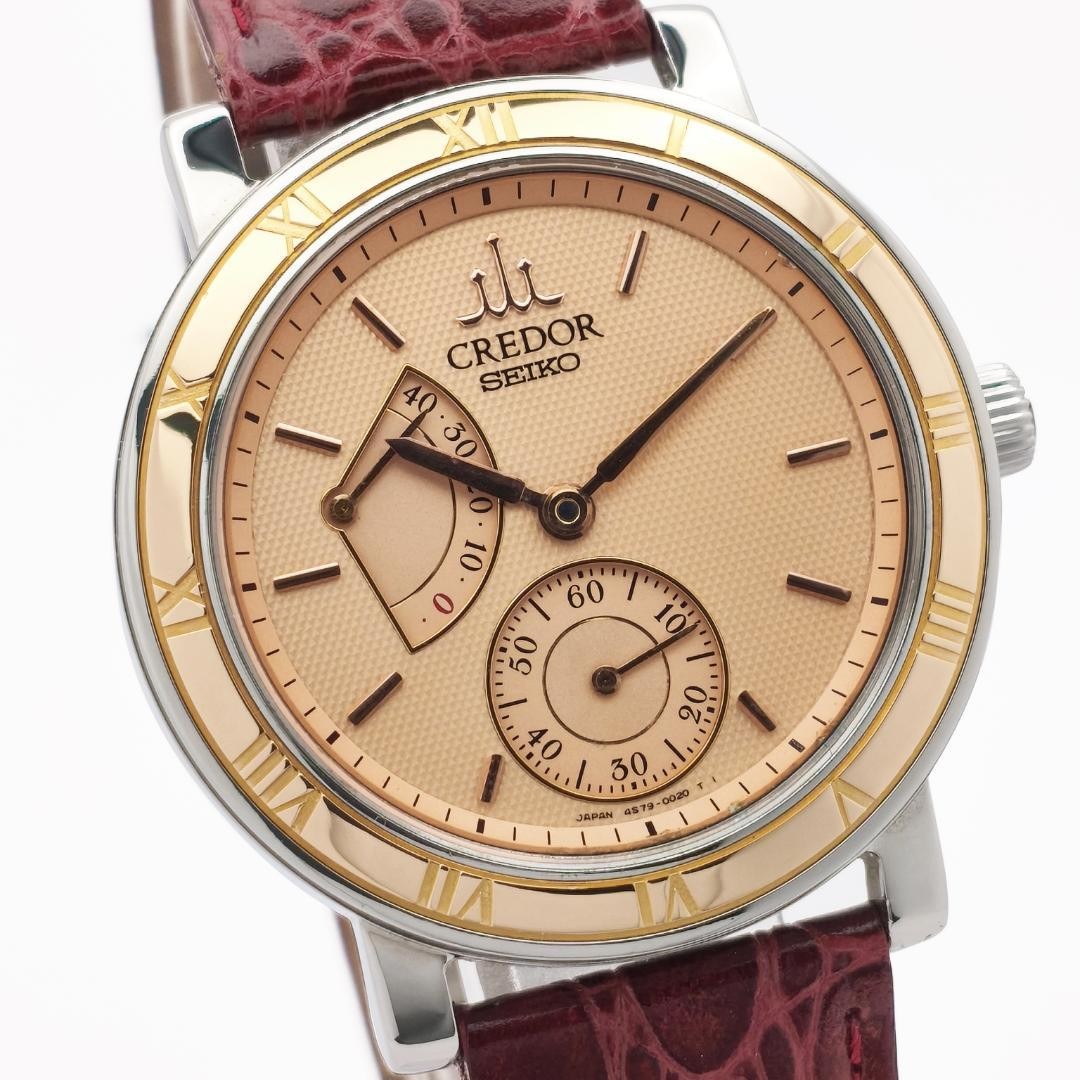 Mint condition Seiko Credor Mechanical Power Reserve GCAY998 K18