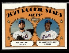 2021 Topps Heritage Mets 2021 Rookie Stars (Ali Sanchez / Franklyn Kilome) #155