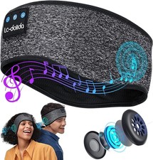 Bluetooth Headband, Cozy Wireless Band Sleep Headphones Sleep Mask