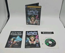Luigi's Mansion (Nintendo GameCube, 2003) Complete CIB Manual Case Disc