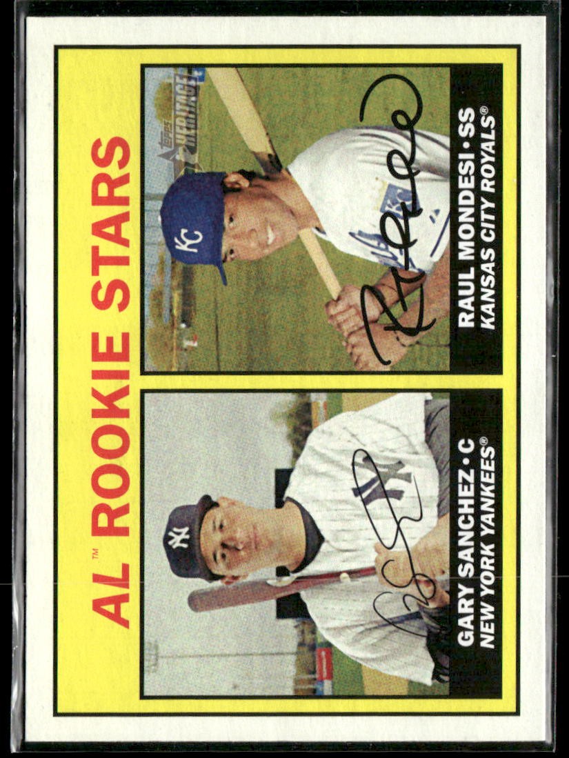 2016 Topps Heritage #177 AL Rookie Stars 2D